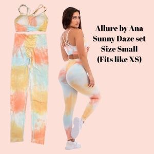 Allure By Ana Tie Dye Matching Set